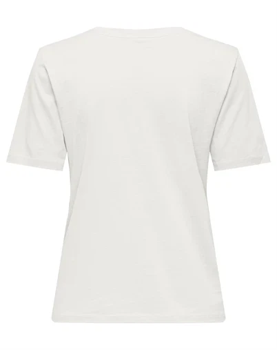 Only - ONLHappy T-Shirt - Cloud Dancer